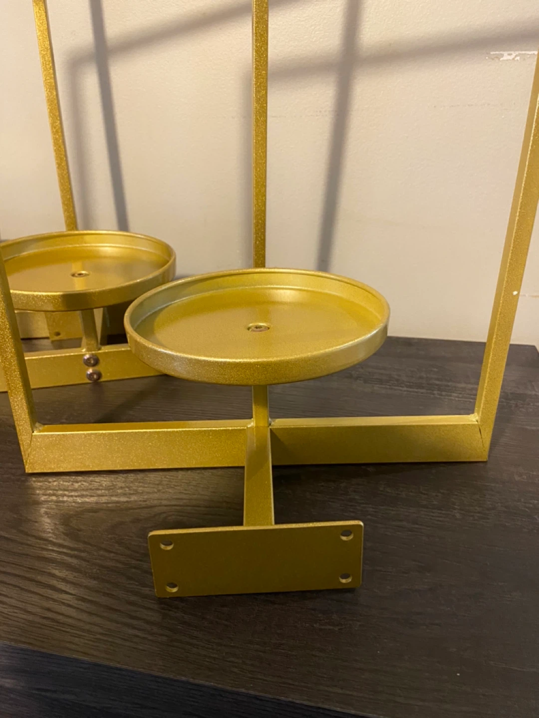 New Picture Frame Wall Plant Stand Holders Set of 3 Gold - photo 4