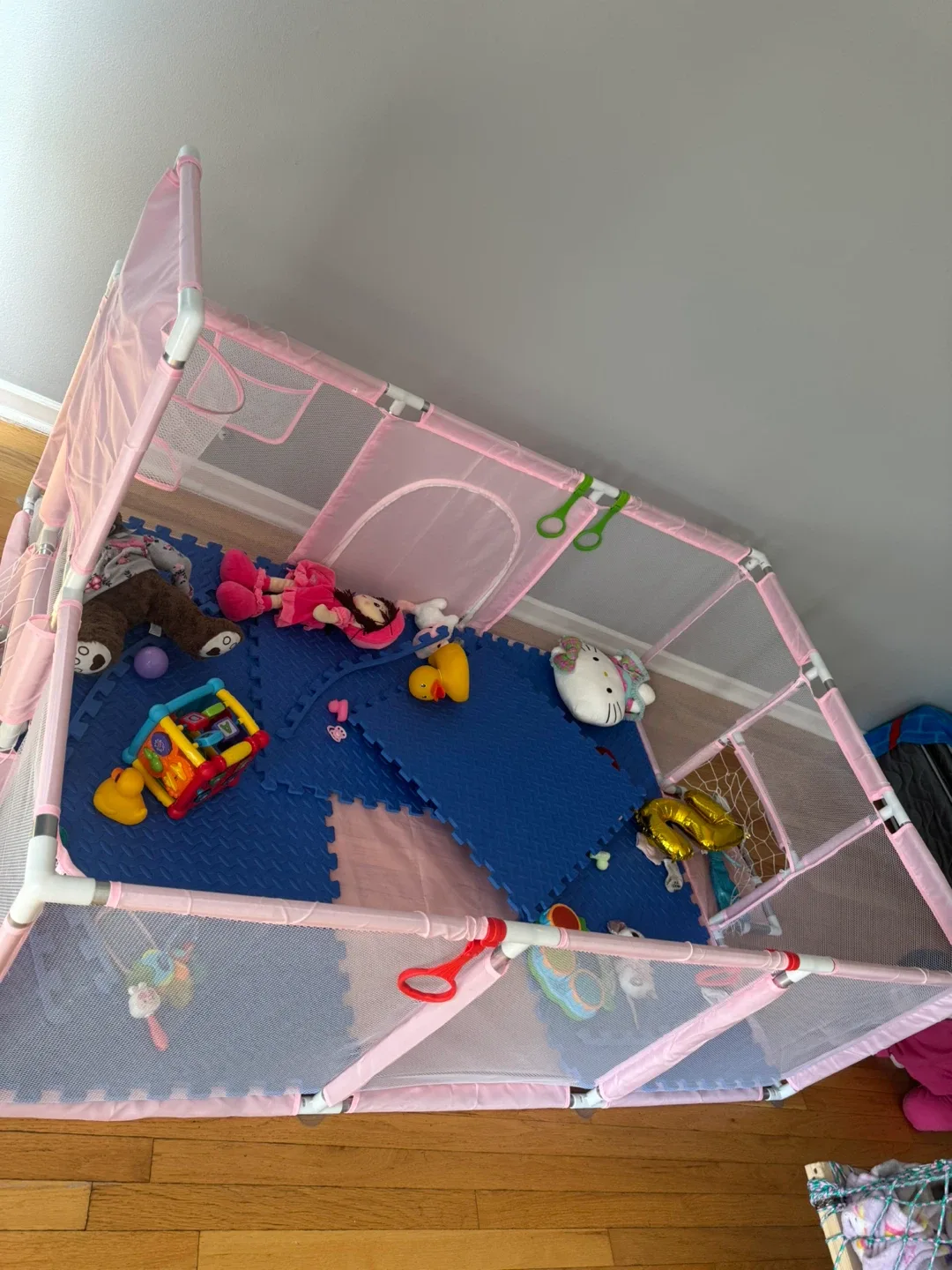 HioHa Extra Large Playpen for Babies & Toddlers - Pink - photo 3