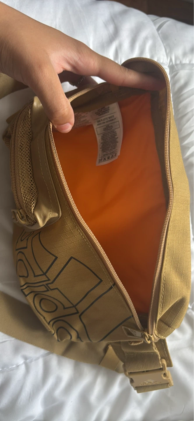 BRAND NEW Adidas Badge of Sport Waist Bag - Tan - photo 2