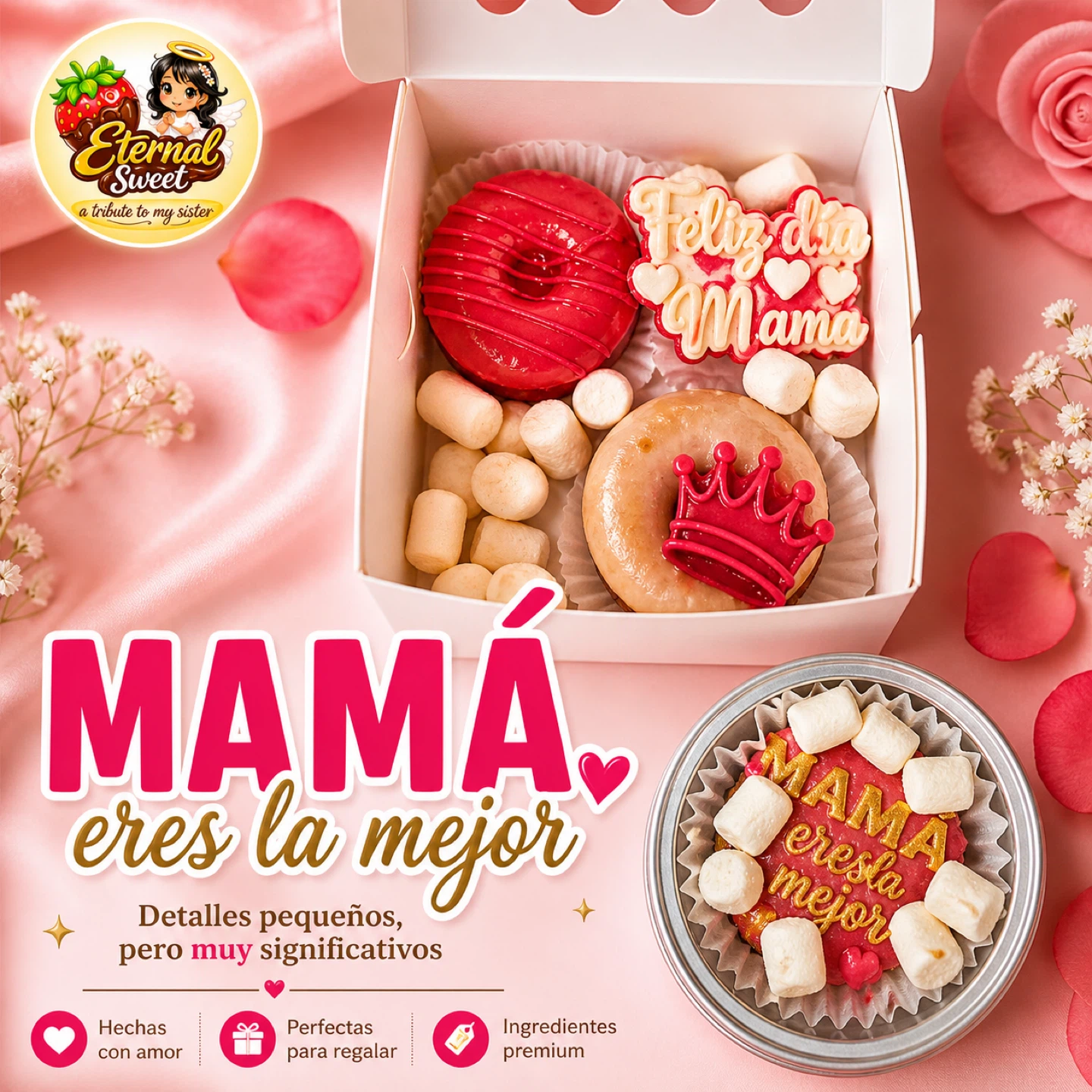 Eternal Sweet Mother's Day Gift Box with Donuts - photo 2