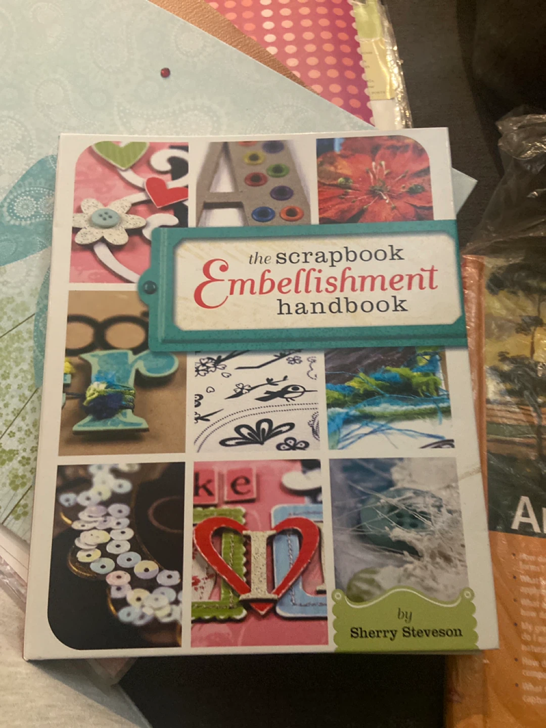 Scrapbook Embellishment Handbook and Protectors