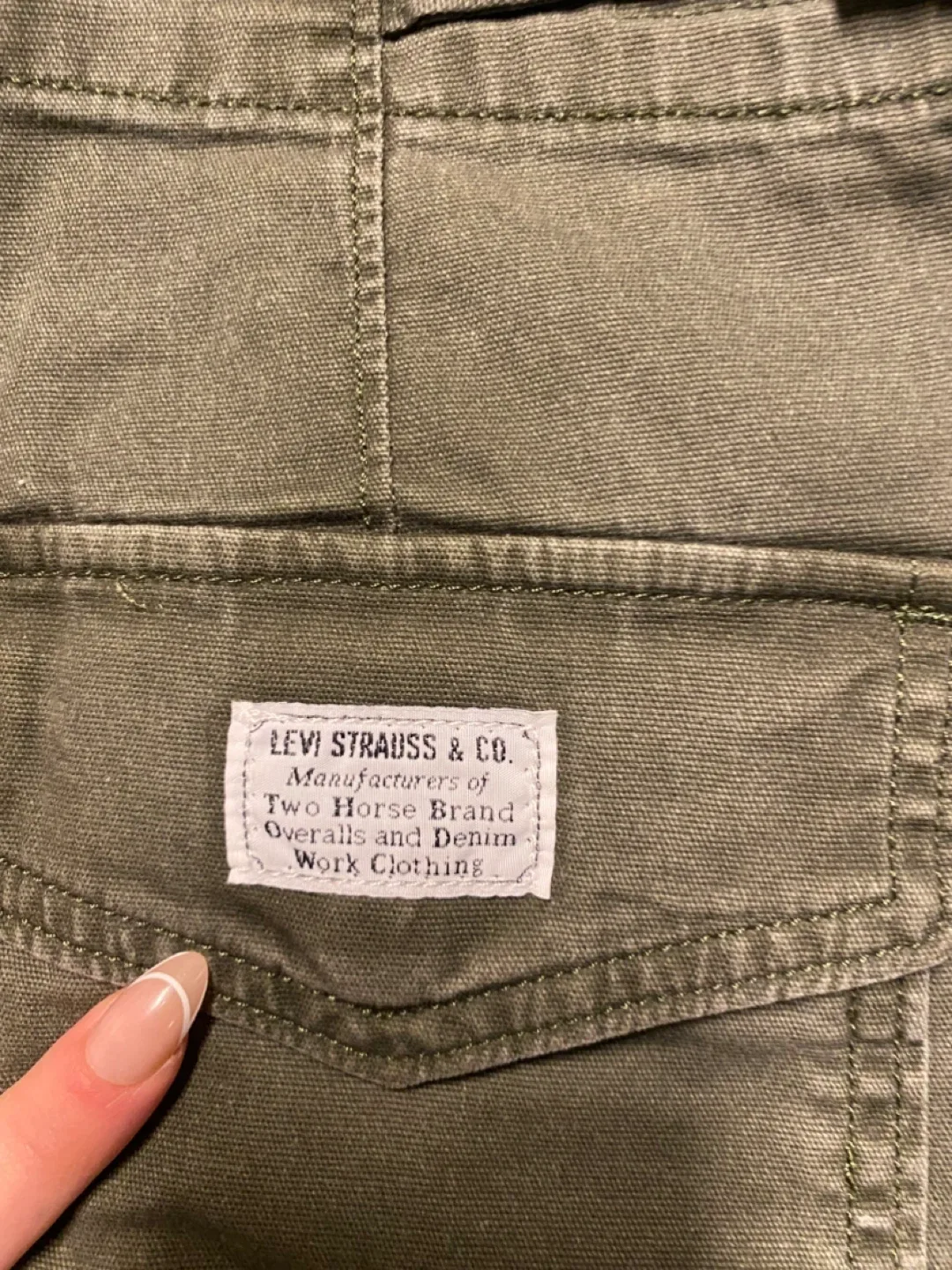Levi’s Olive Green Cargo Pants - photo 2