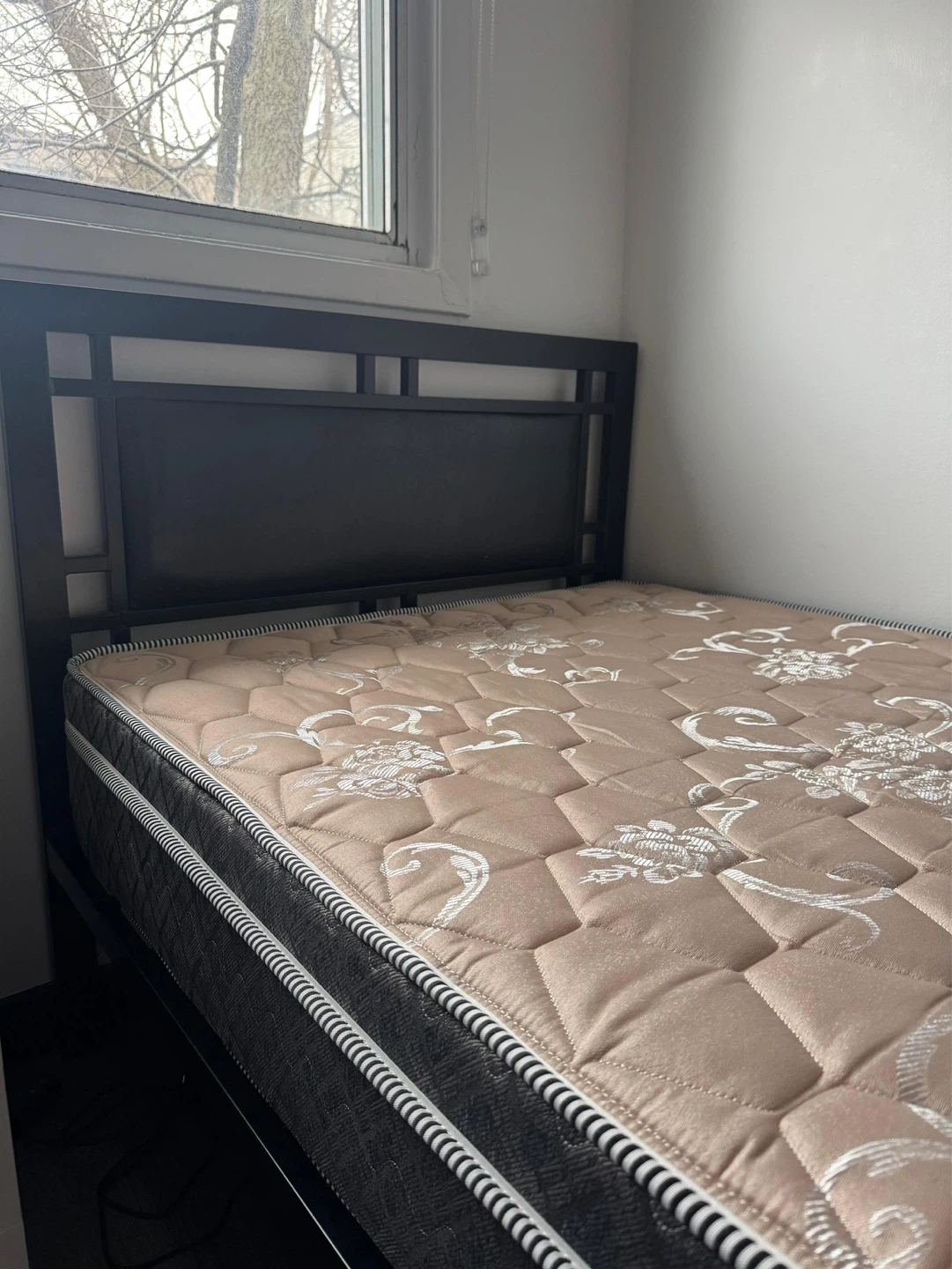Single bed frame &Pillow Top Mattress