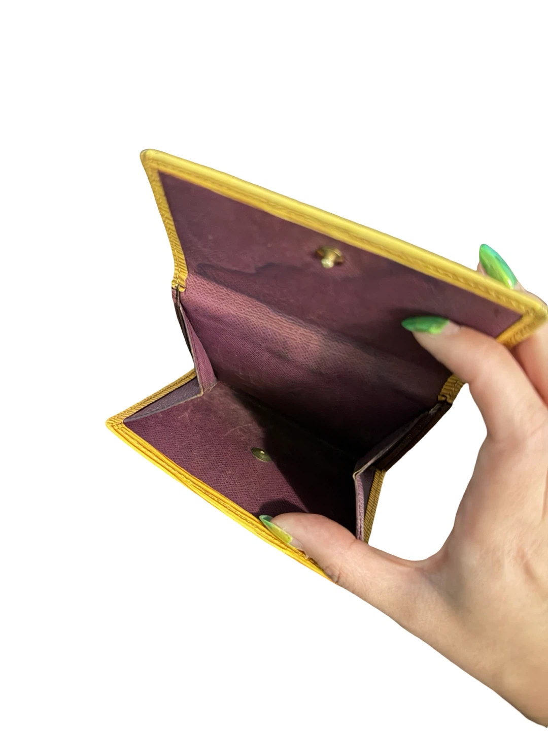 Louis Vuitton Epi Leather Tri-fold Wallet - Yellow - photo 5