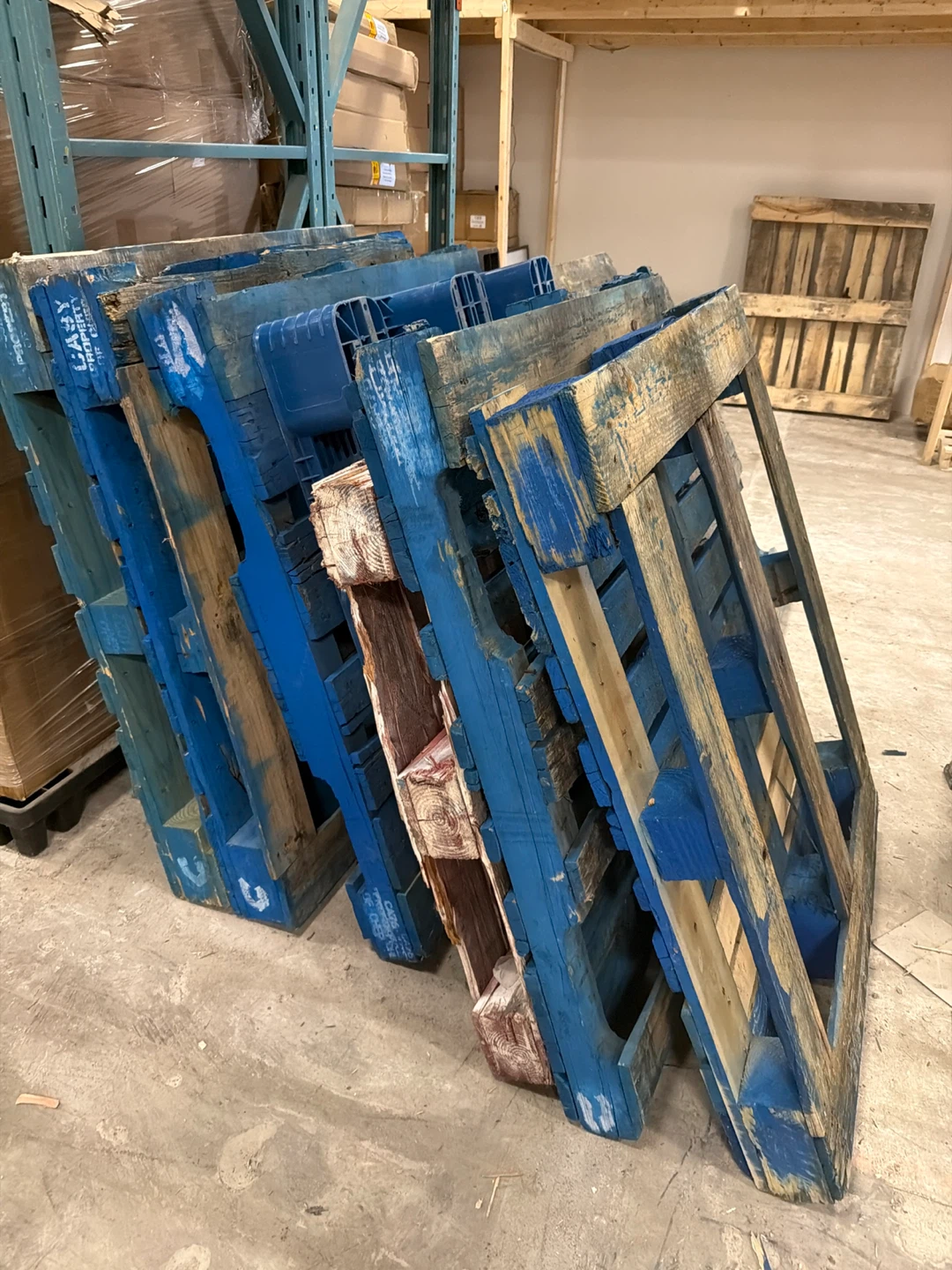 Wooden pallets