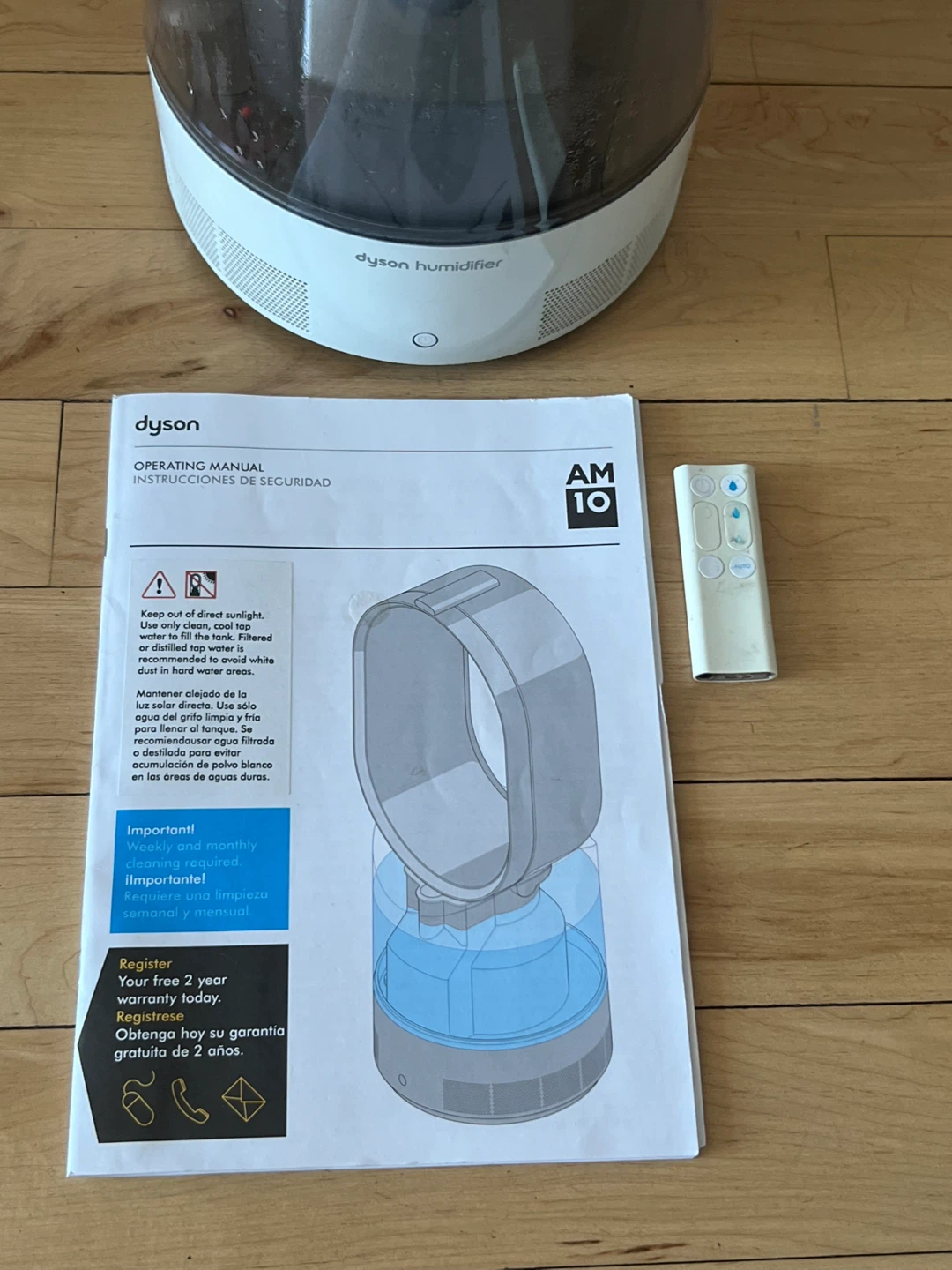 Dyson AM 10 Humidifier with Remote - photo 2
