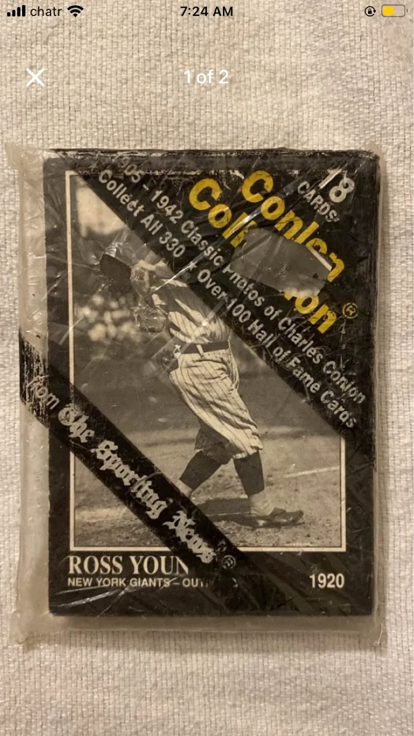 The Sporting News Conlon Collection Baseball Cards
