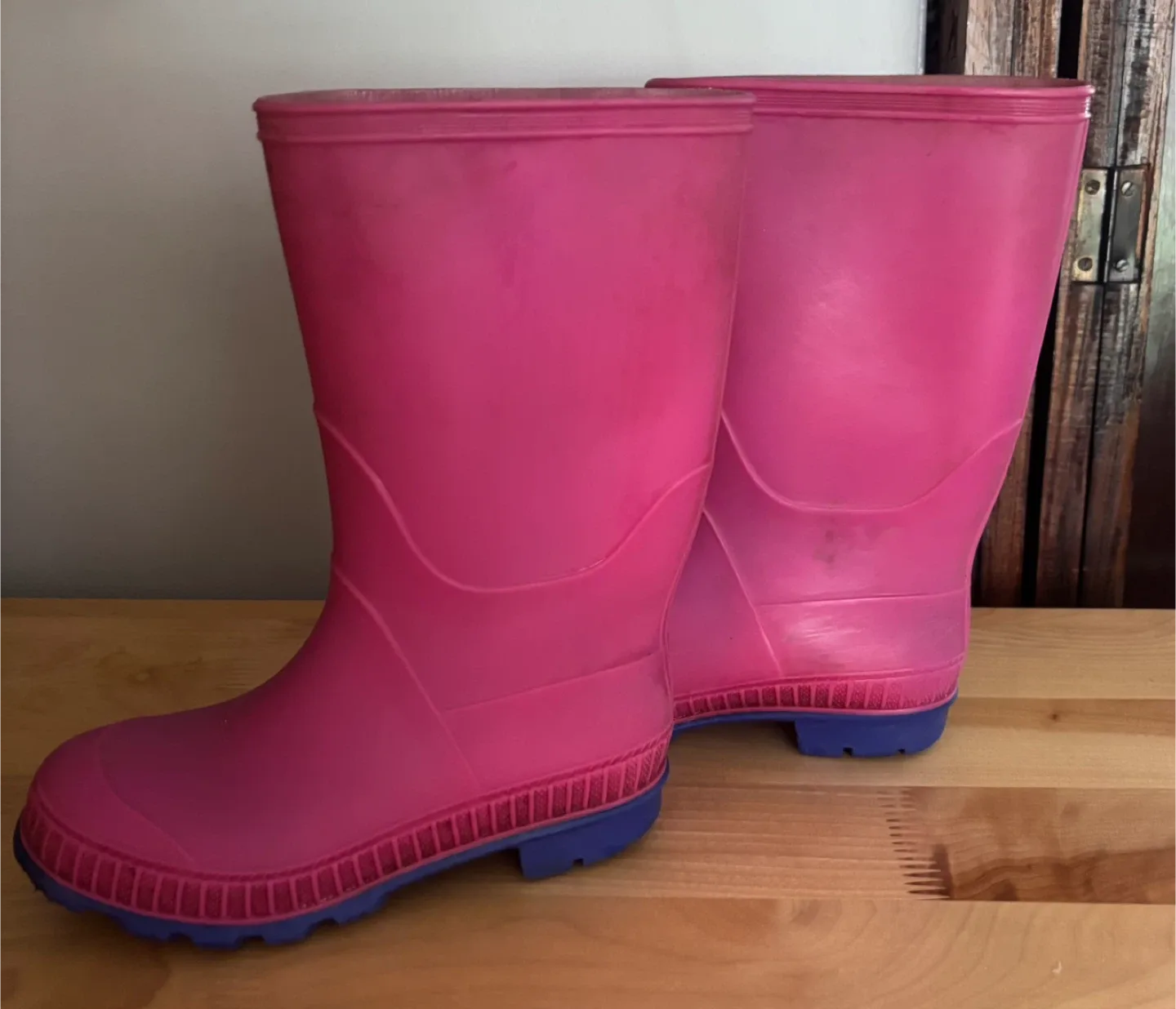 Pink Rubber Rain Boots - photo 3