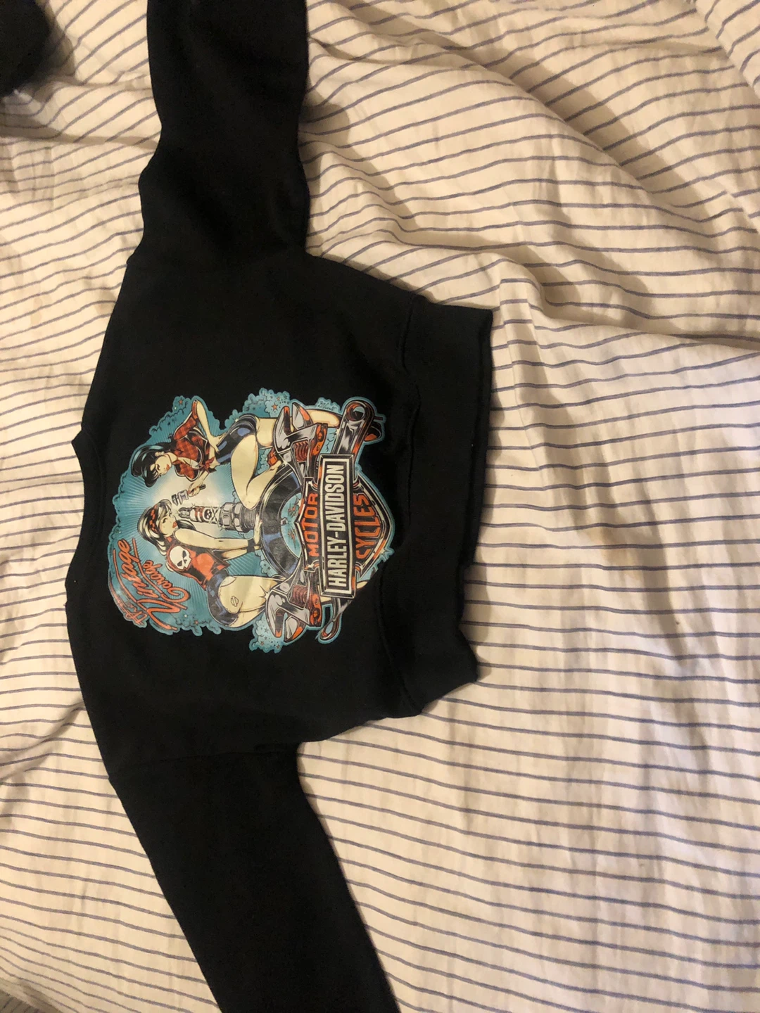 Harley-Davidson Cropped Sweatshirt - photo 2