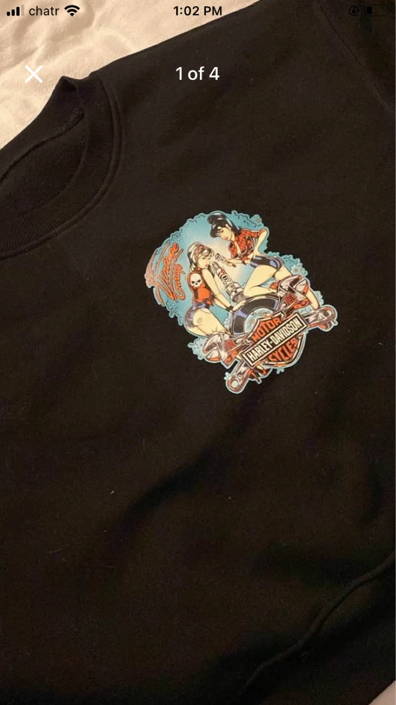 Harley-Davidson Cropped Sweatshirt - photo 4
