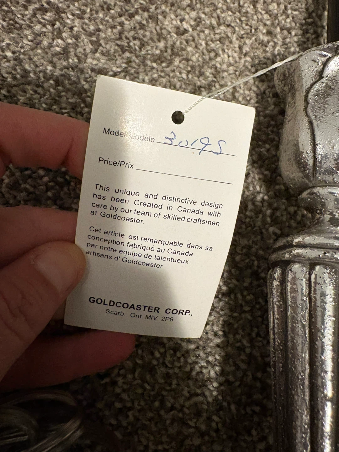 Set of 2 Silver Table Lamps by Goldcoaster - photo 5