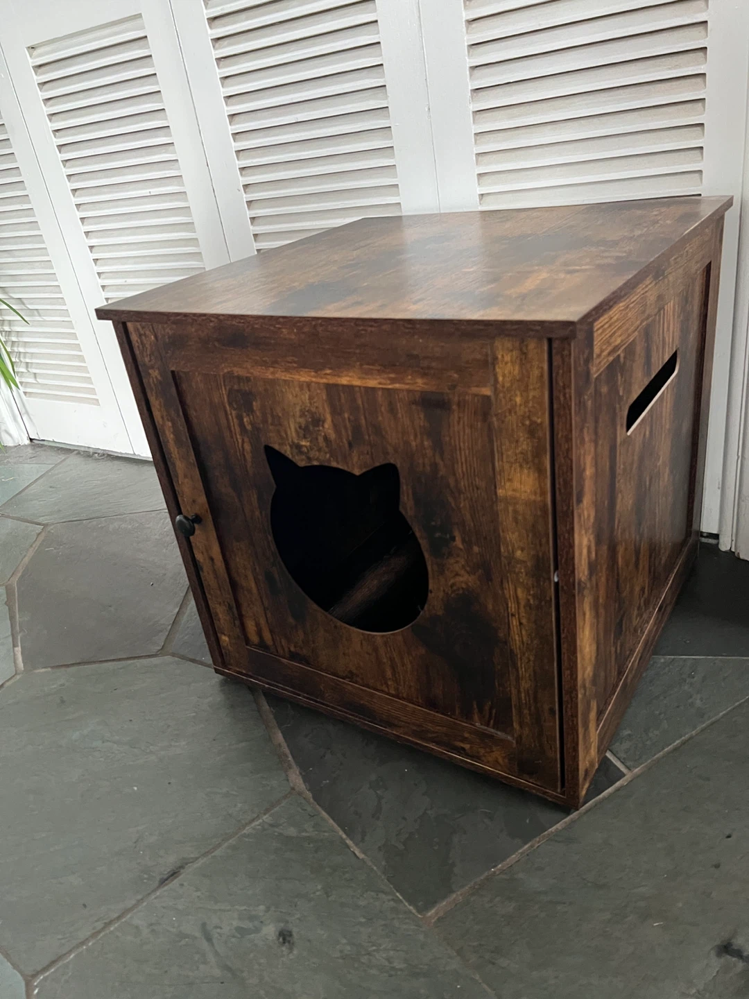 Wooden Cat Litter Box Enclosure - photo 3