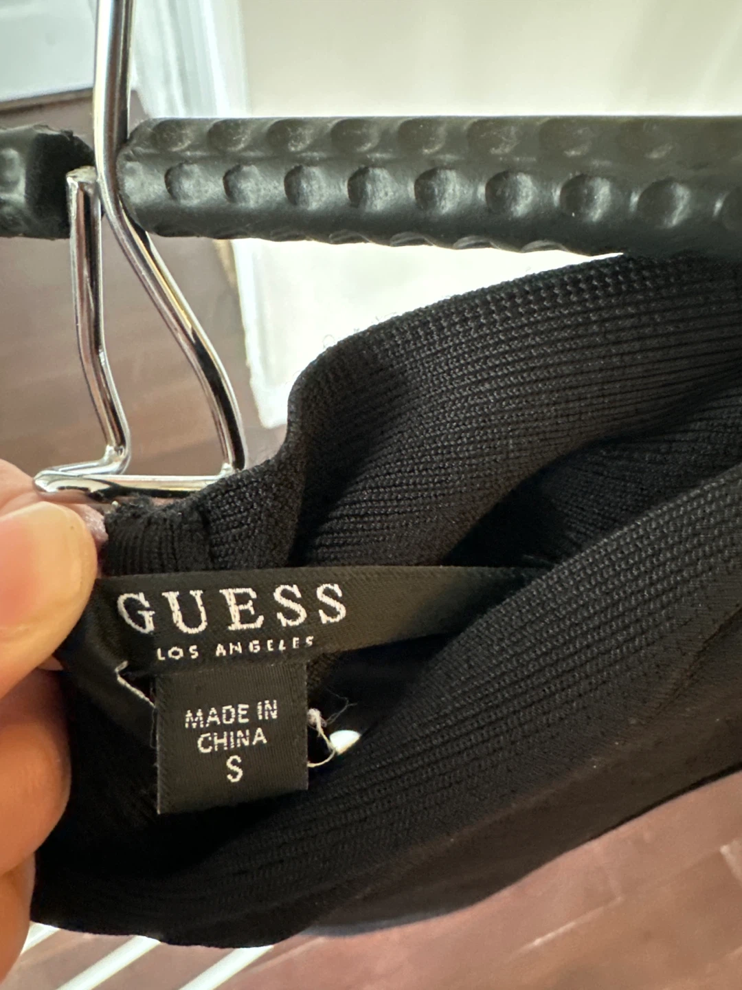 GUESS Black Sleeveless V-Neck Cropped Top & Skirt Set Size XS/S - photo 4