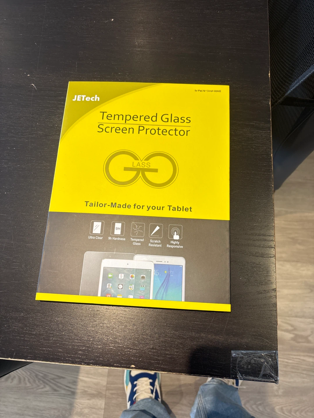 JETech Tempered Glass Screen Protector for iPad Air 10-inch