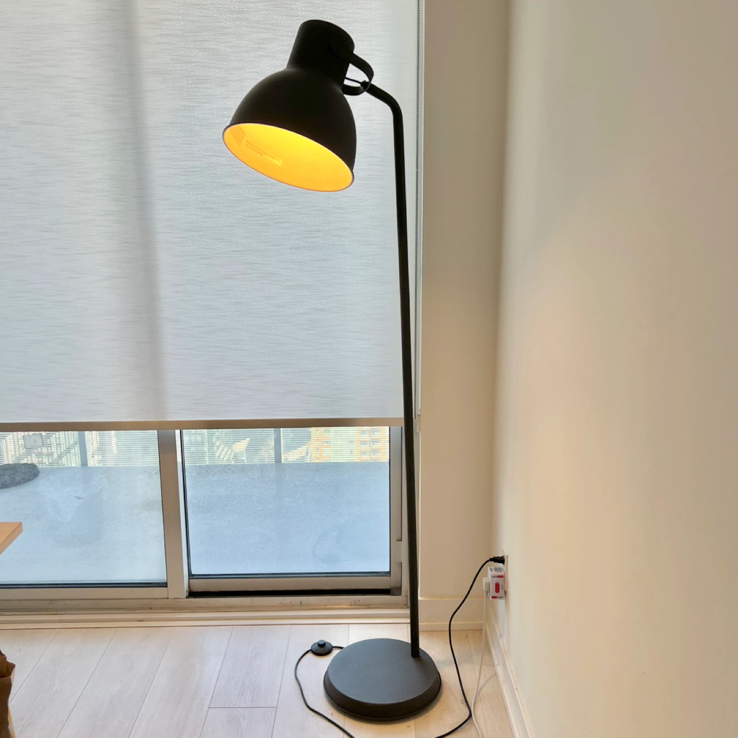 (Retail $90)IKEA HEKTAR Floor Lamp - Dark Gray