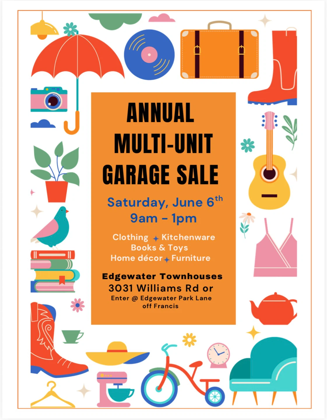 Annual Multi-Unit Garage Sale