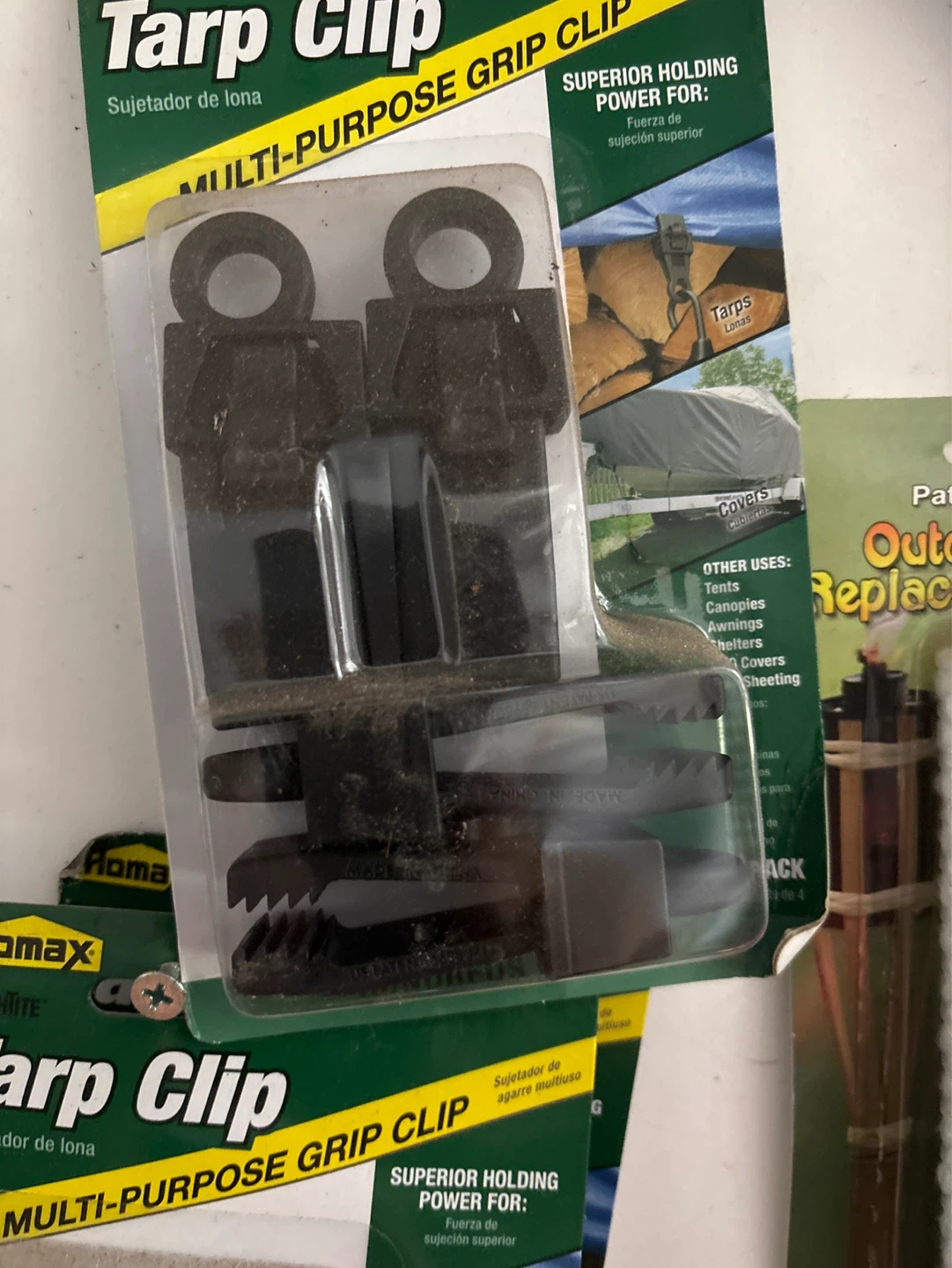 Tarp Clip Multi-Purpose Grip Clips (4 Pack)