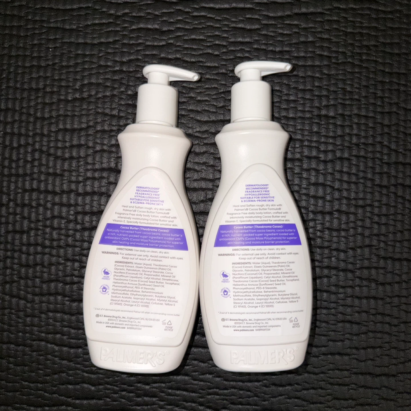 2 Palmers cocoa butter fragrance free lotions - photo 2