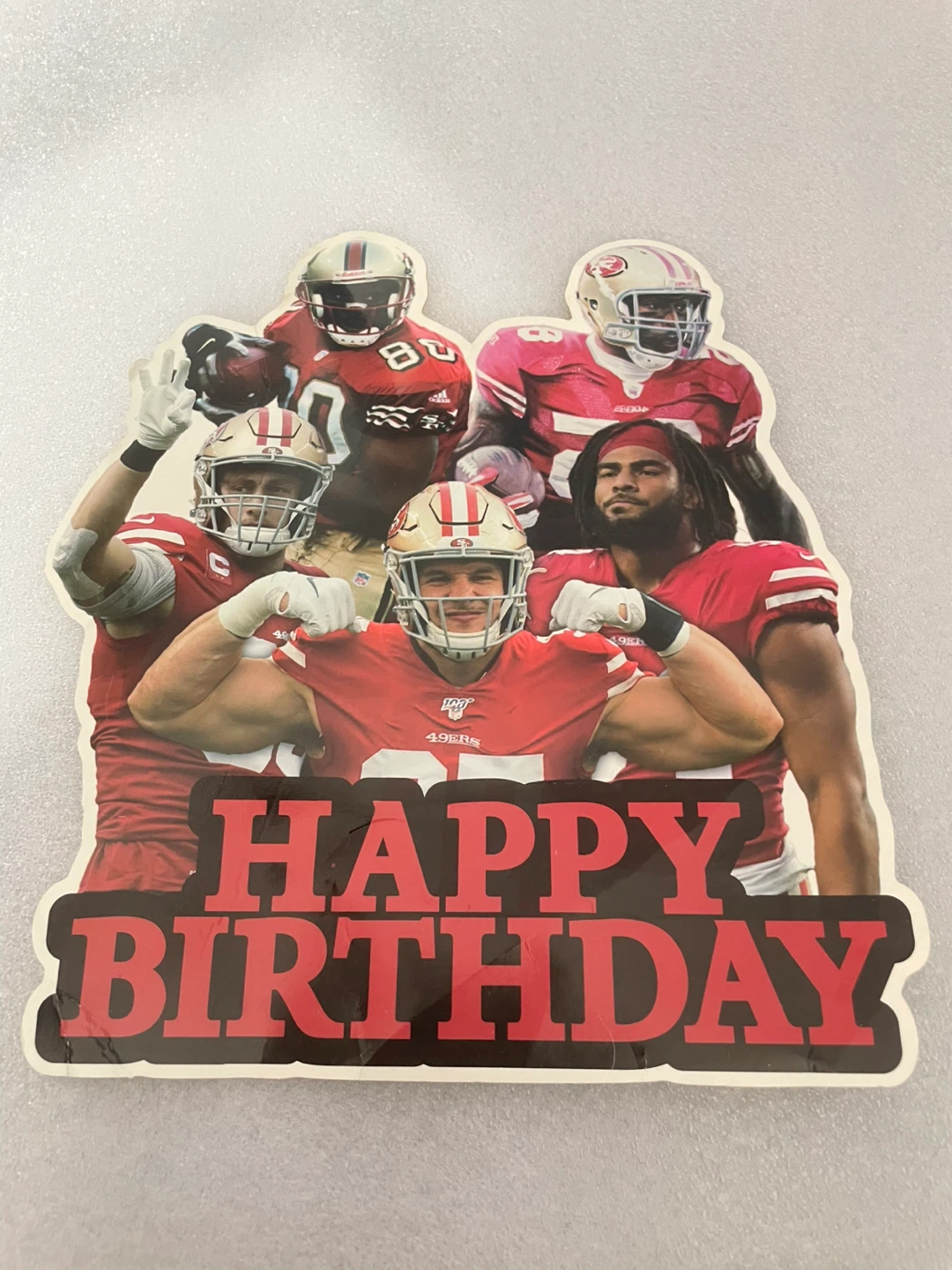San Francisco 49ers Football Cake Toppers