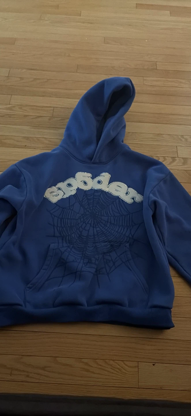 Spiderworldwide Hoodie - Blue - Size L