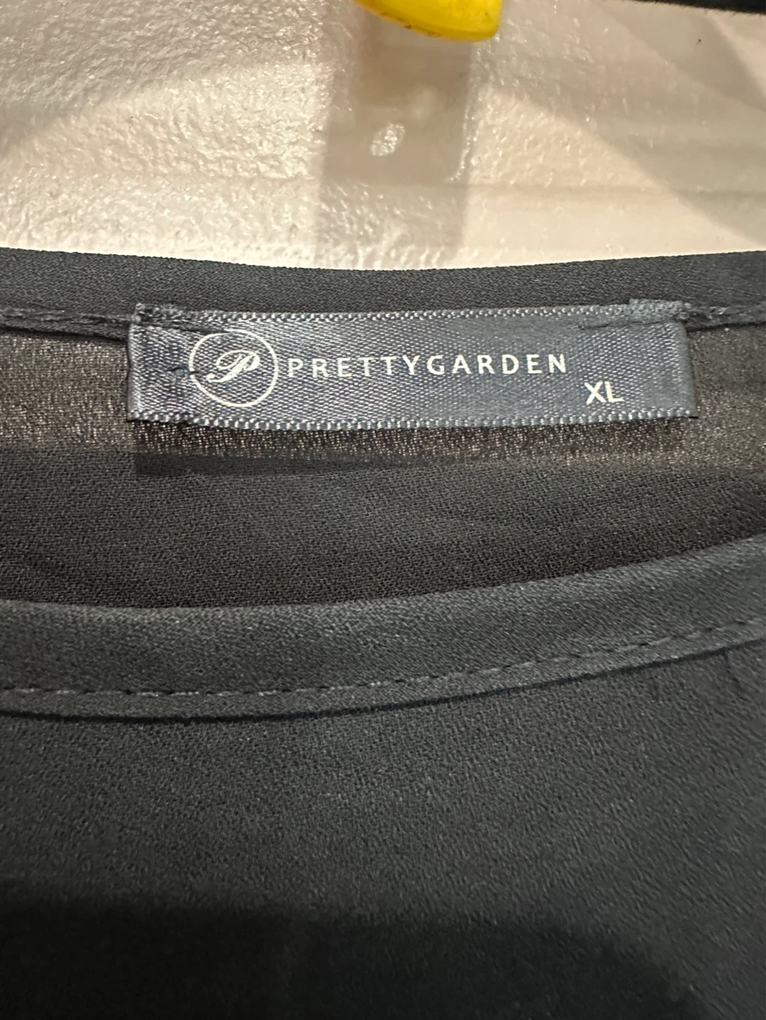 PRETTYGARDEN Black Ruffle-Sleeve High-Low Top Size XL - photo 3