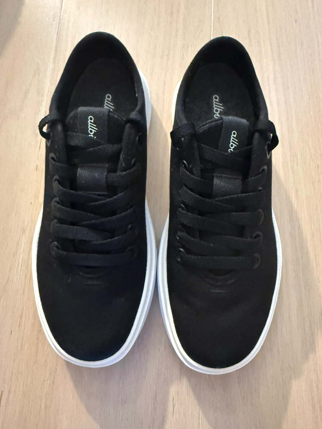New Allbirds Canvas Piper Women's Black Sneakers - Size 6