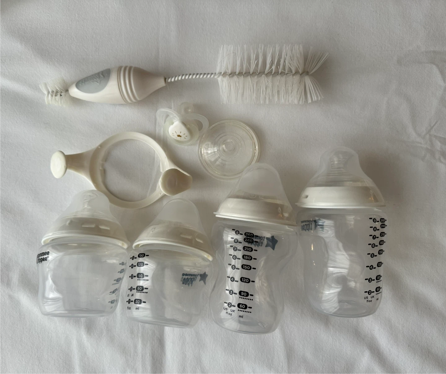 Tommee Tippee Anti-Colic Baby Bottles - Translucent Set - photo 2