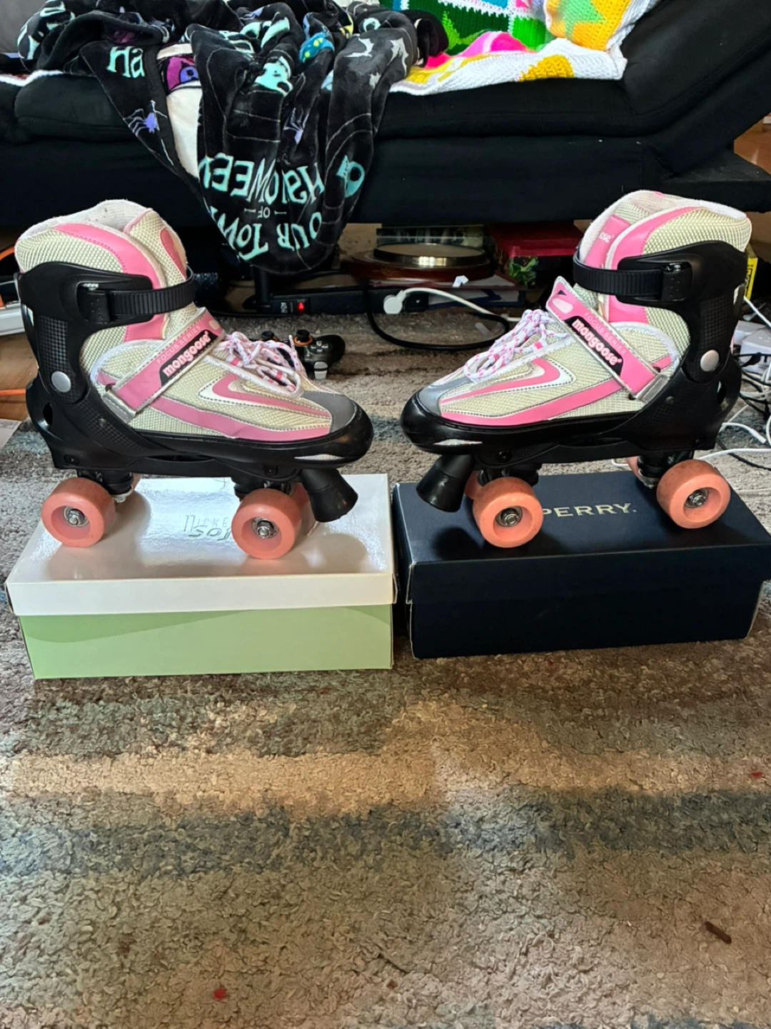Mongoose focus series adjustable youth roller skates