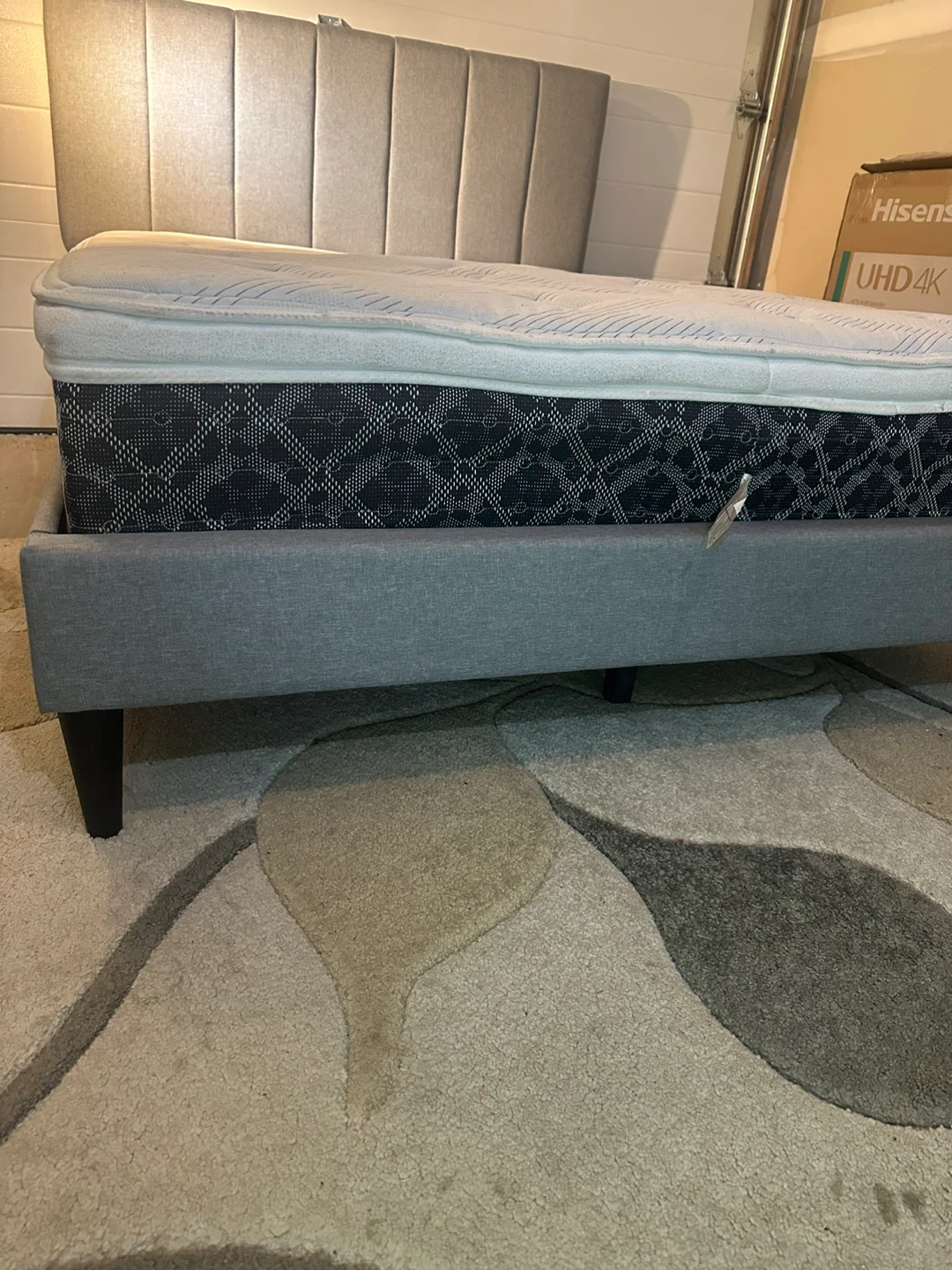 Grey Queen Size Complete Bed Set - photo 5