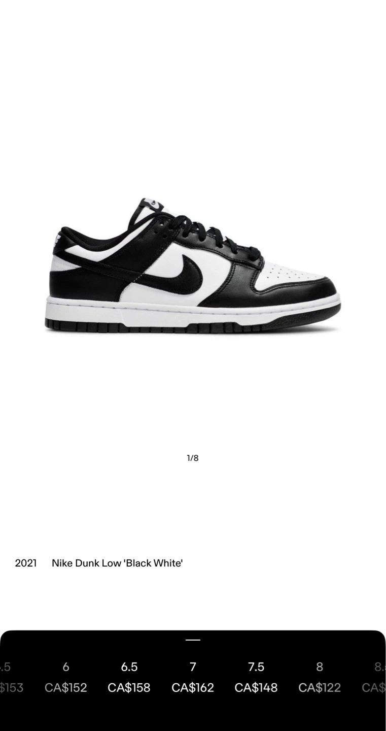 Nike Dunk Low 'Black White' - photo 2