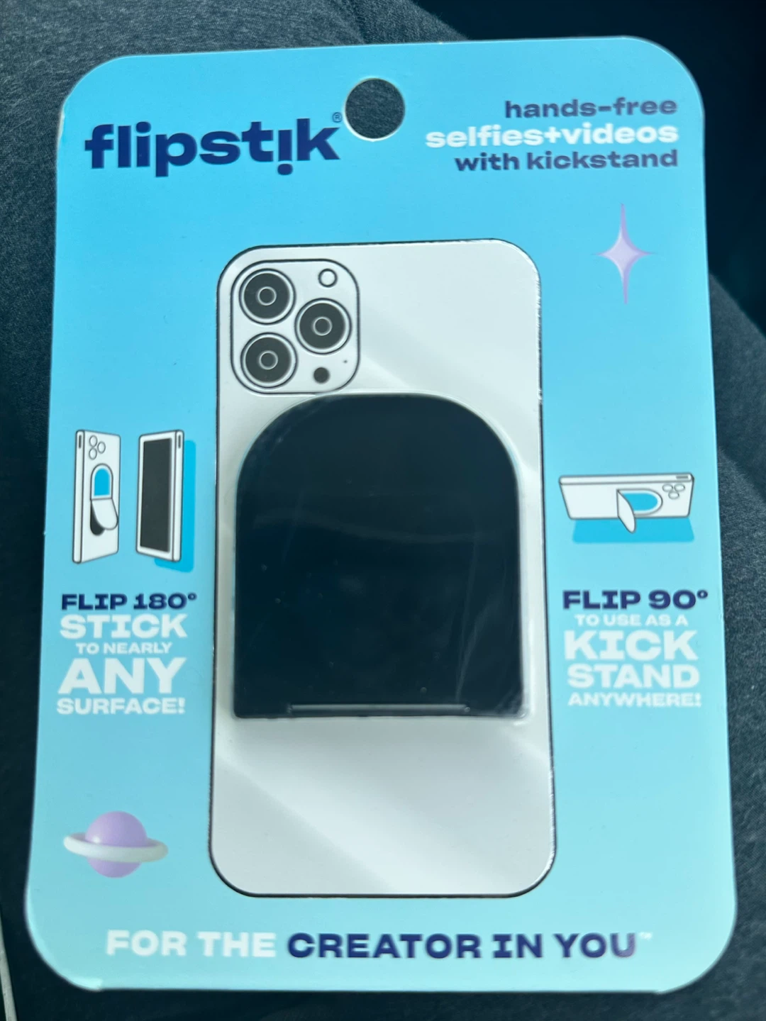 Flipstik Hands-Free Phone Mount & Kickstand