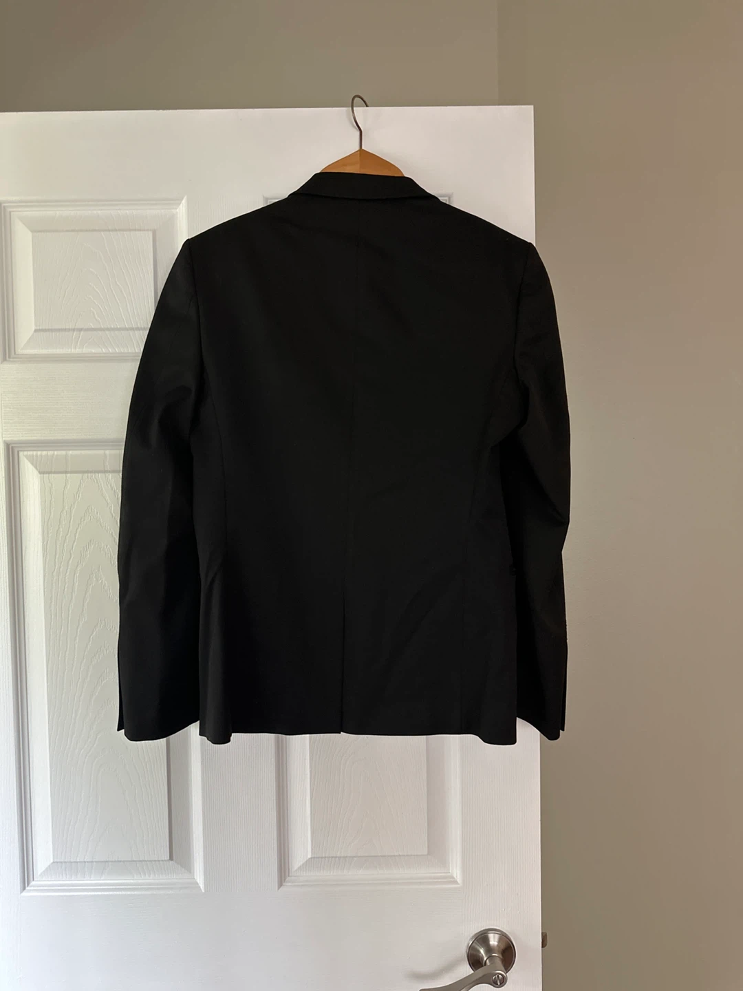 Zara Man Basic Black Suit Jacket and Pants - photo 4