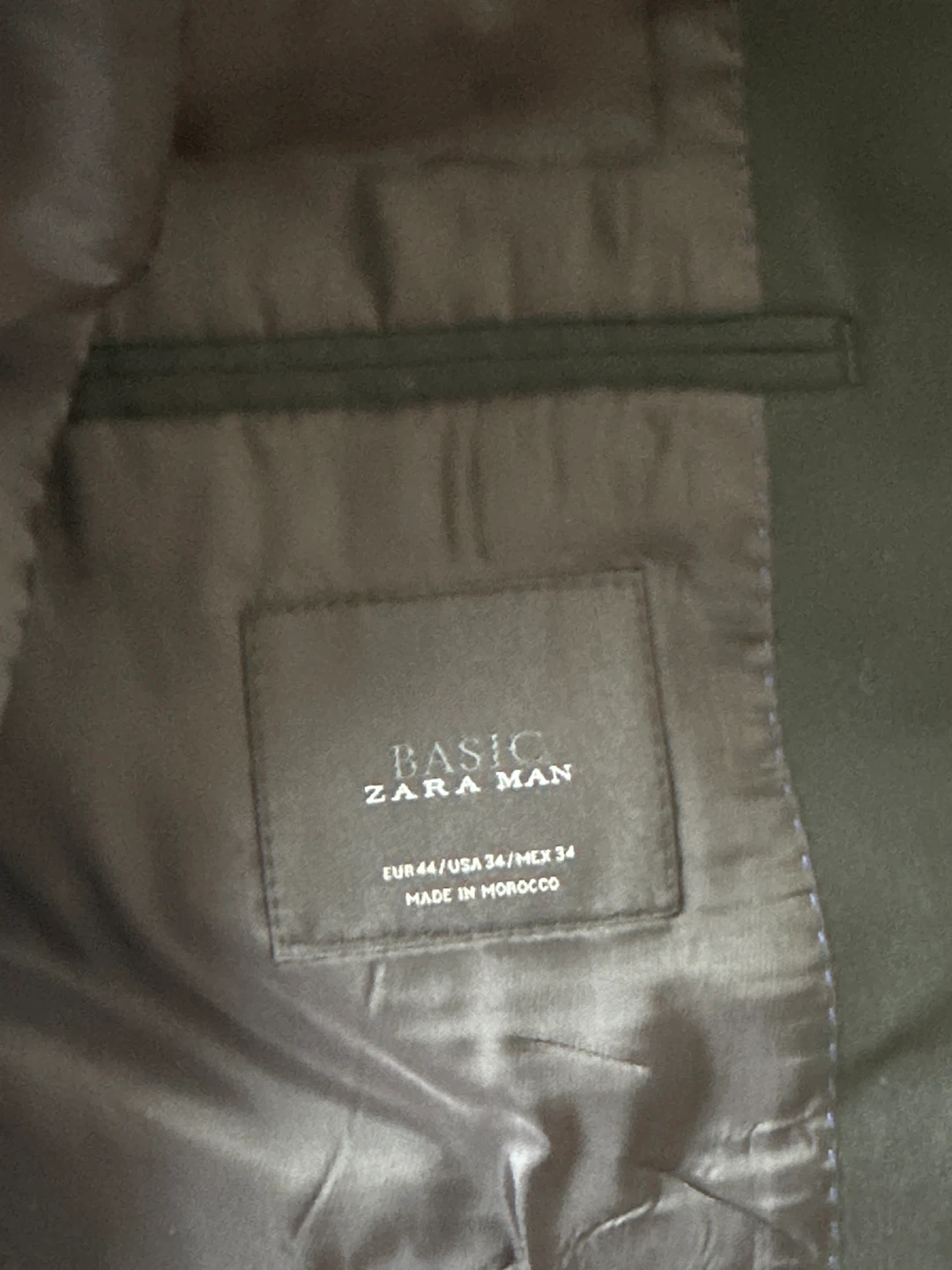 Zara Man Basic Black Suit Jacket and Pants - photo 3