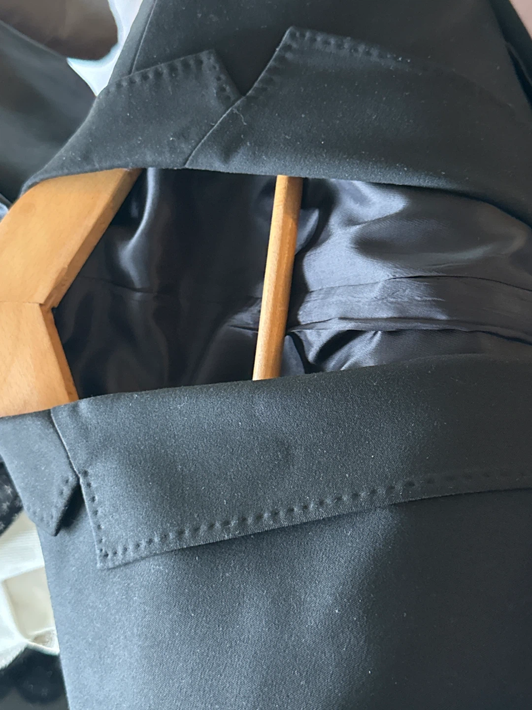Zara Man Basic Black Suit Jacket and Pants - photo 5