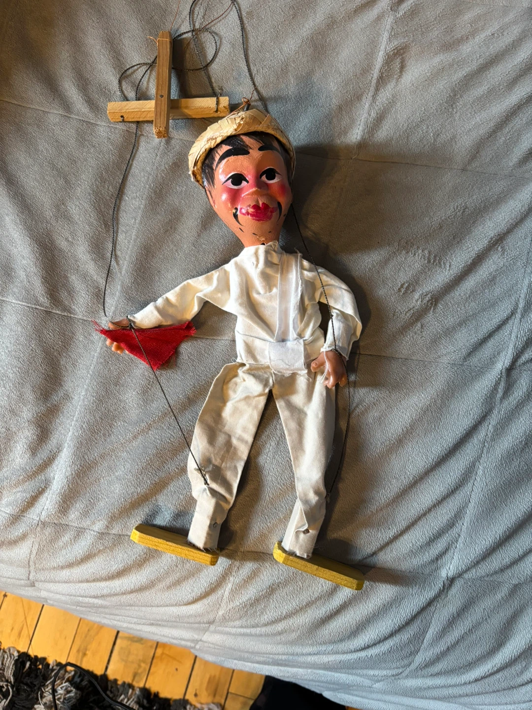 Vintage Handcrafted Marionette Puppet Cantinflas - photo 2