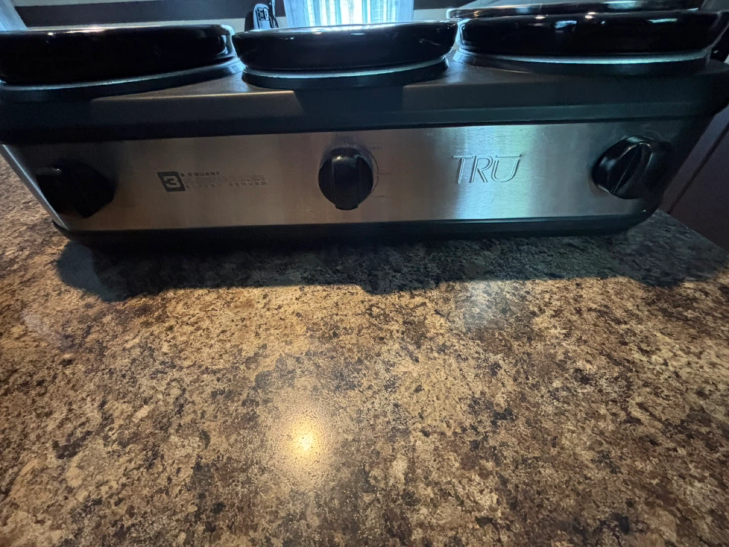 TRU Three Crock Buffet Slow Cooker