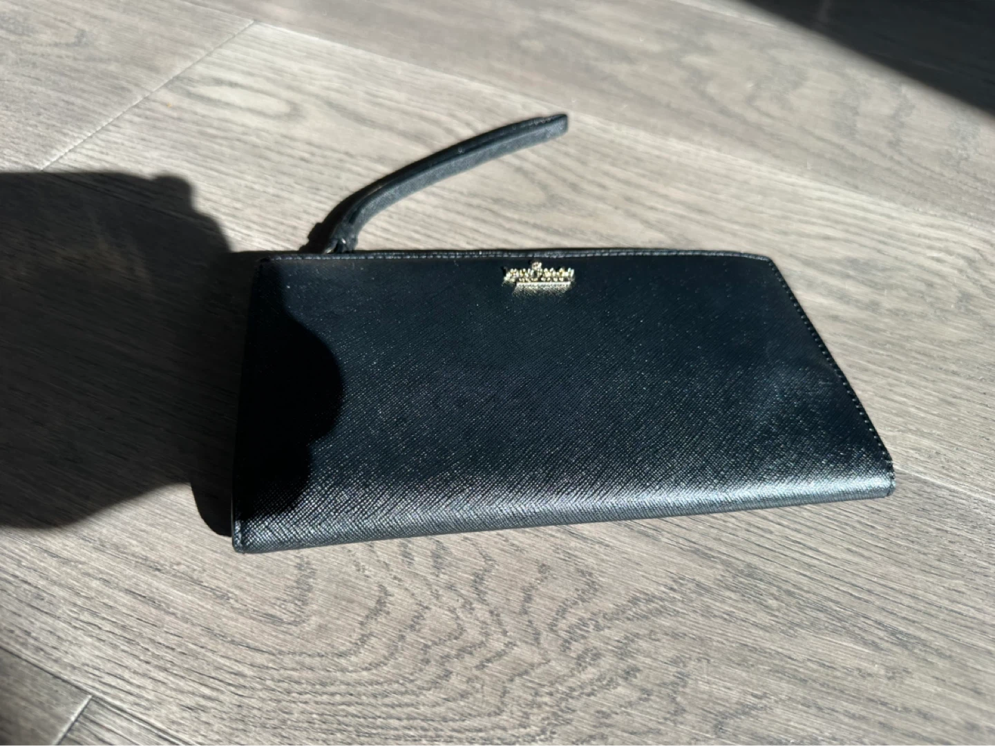 Kate Spade New York Black Wallet Wristlet Clutch - photo 2