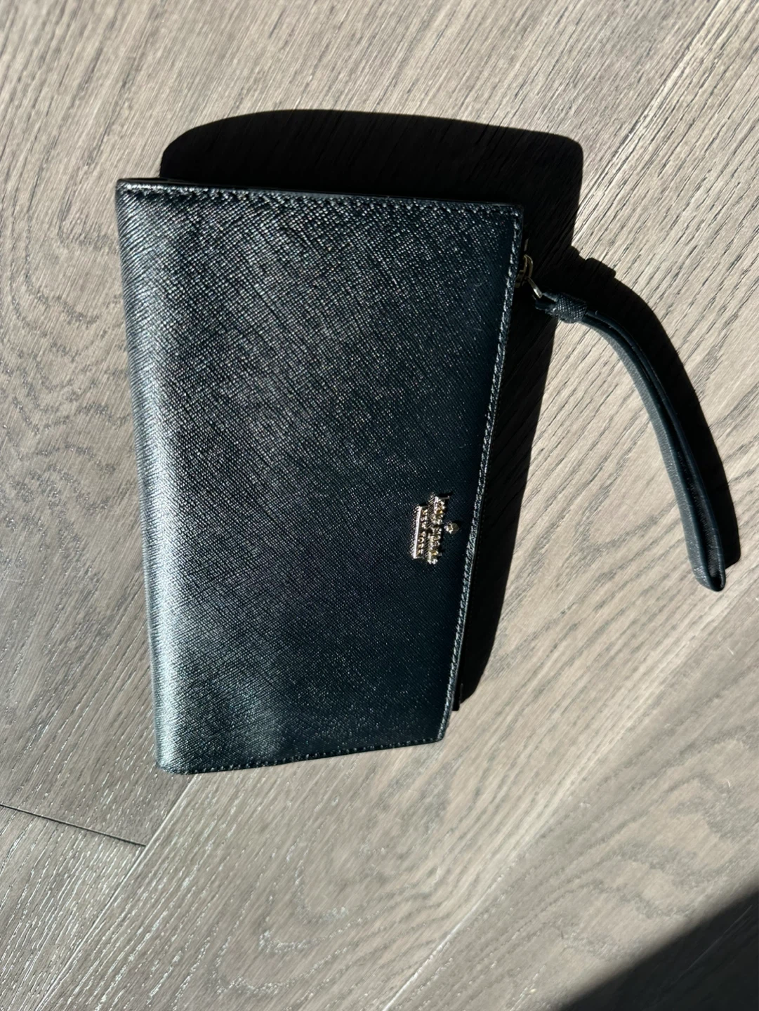 Kate Spade New York Black Wallet Wristlet Clutch