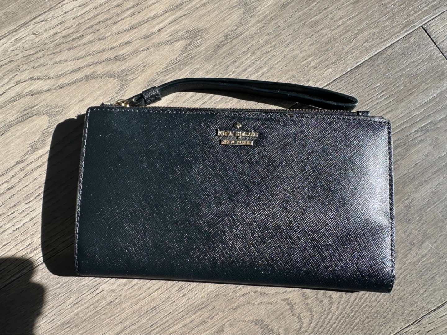 Kate Spade New York Black Wallet Wristlet Clutch - photo 3