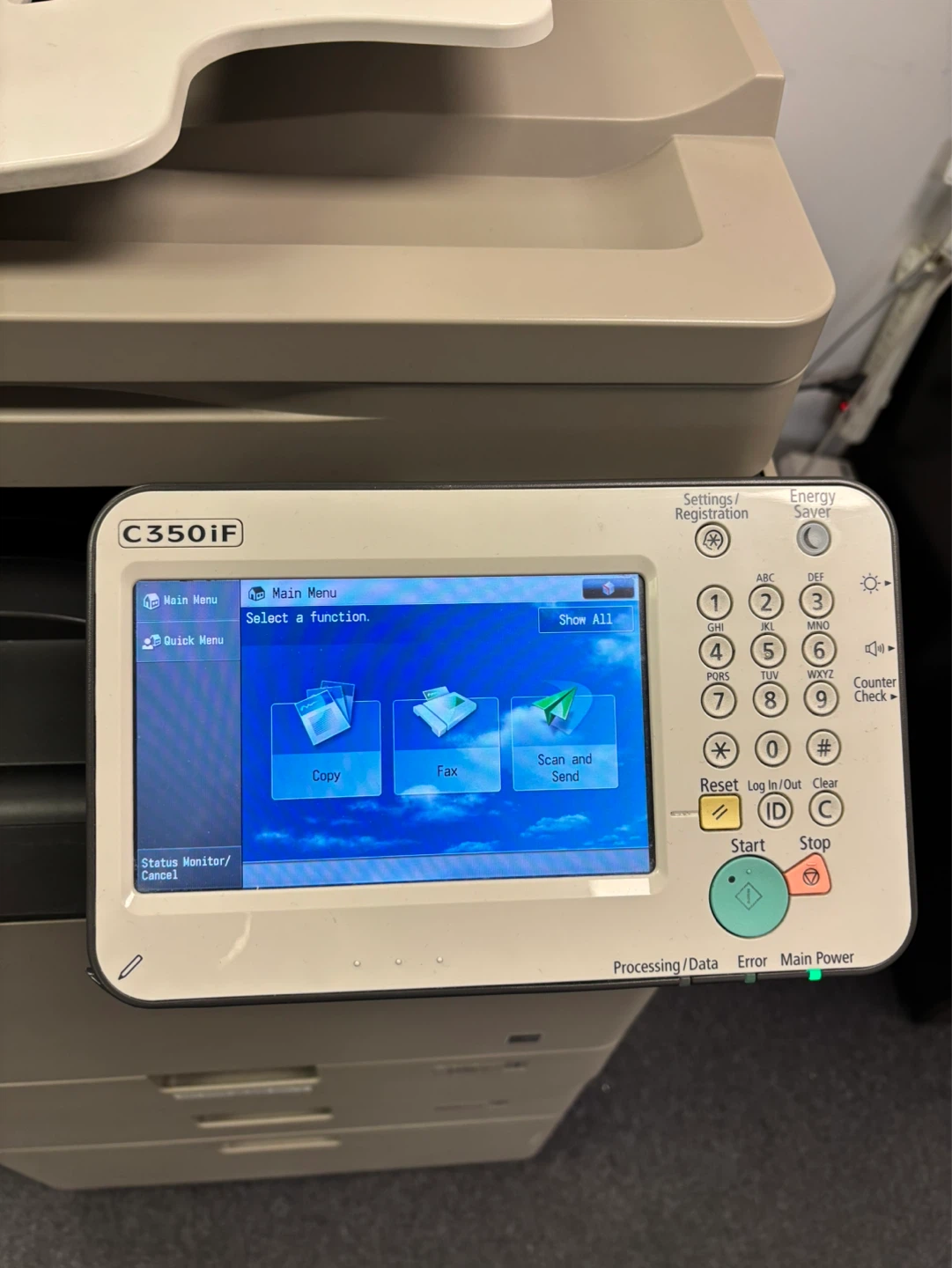 Canon imageRUNNER ADVANCE C350iF Multifunction Printer - photo 2