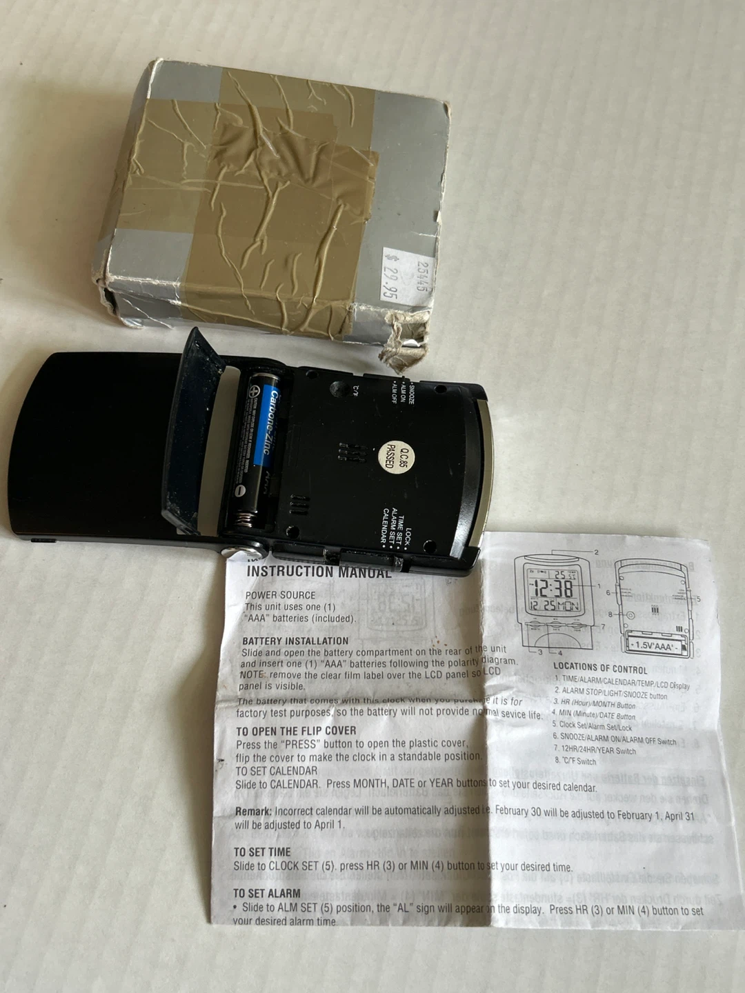 Digital Travel Alarm Clock with Temperature - photo 5