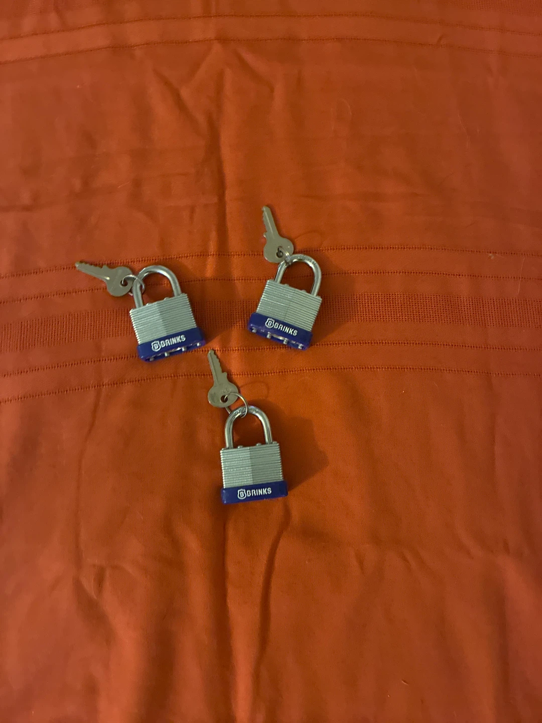Brinks Padlocks with Keys (Set of 3)
