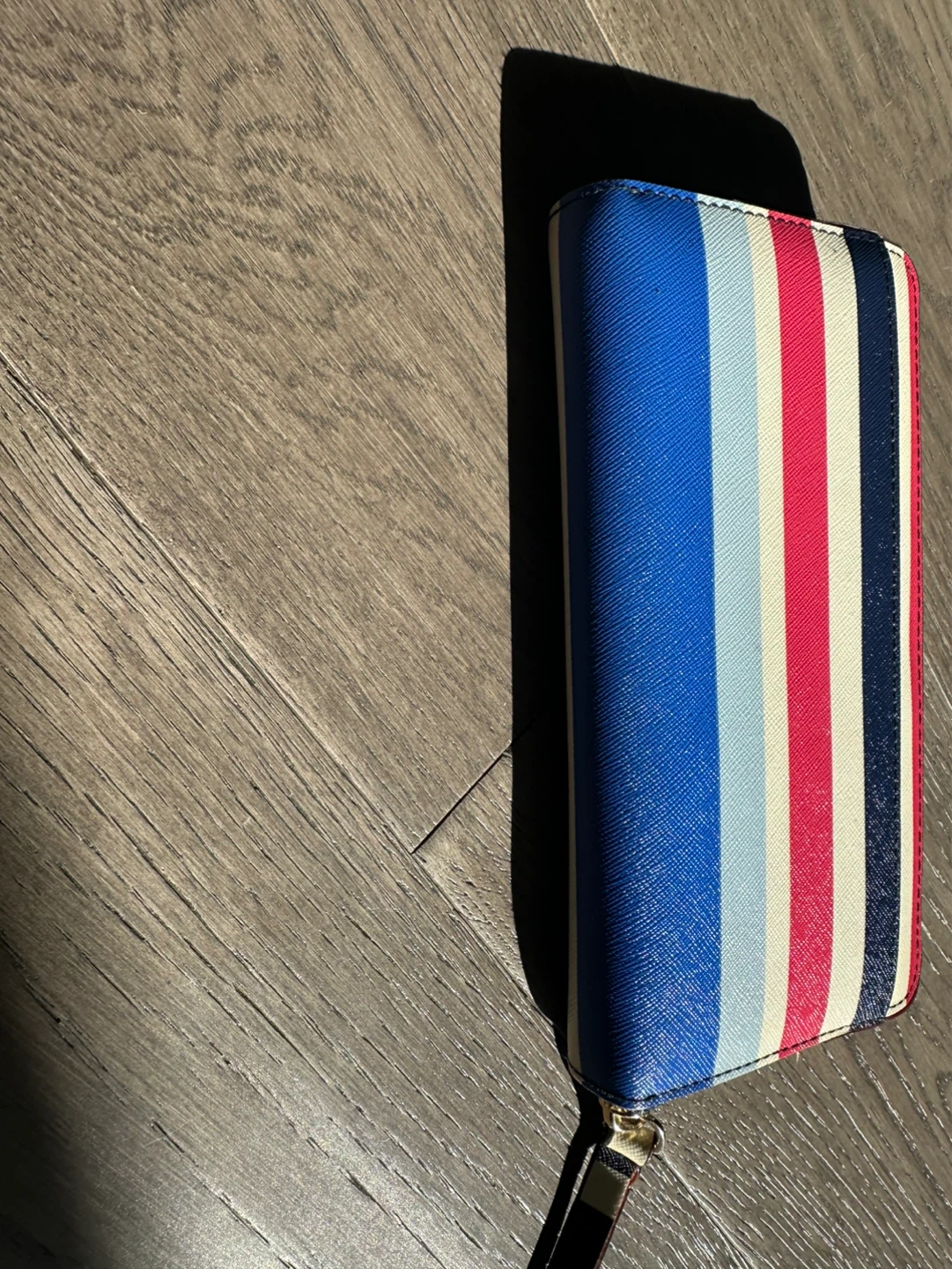 Kate Spade New York Striped Zip Around Wallet Continental Clutch - photo 5