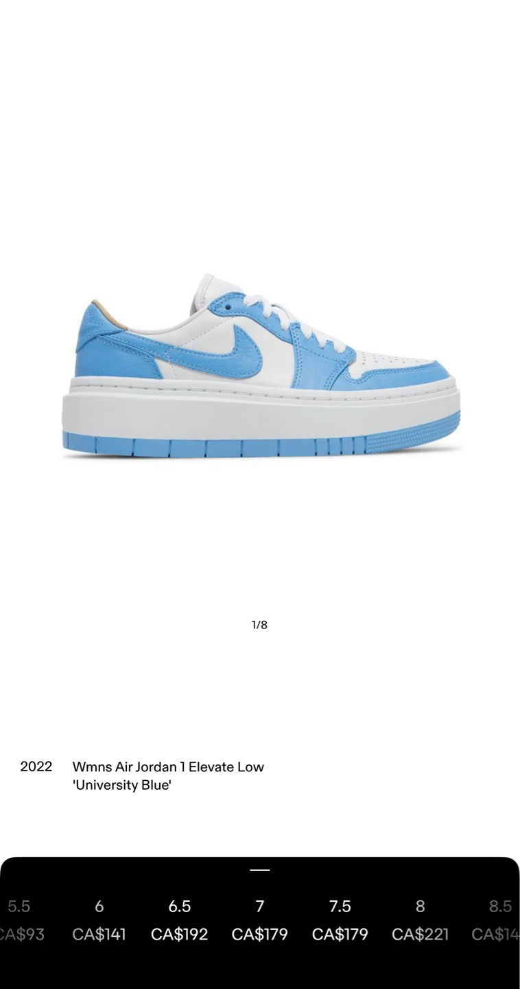 Nike Air Jordan 1 Elevate Low 'University Blue' Women's Sneakers - photo 2