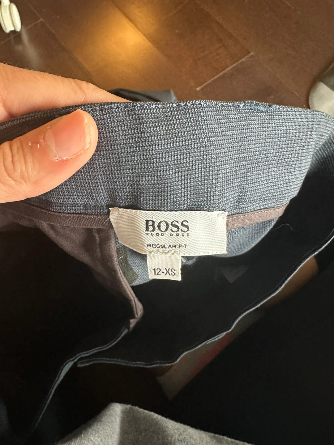 BOSS Hugo Boss Regular Fit Dress Pants - Size 12-XS - photo 2