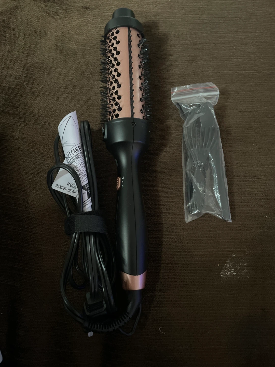 Wavytalk 1.5" Heated Round Brush - Rose Gold