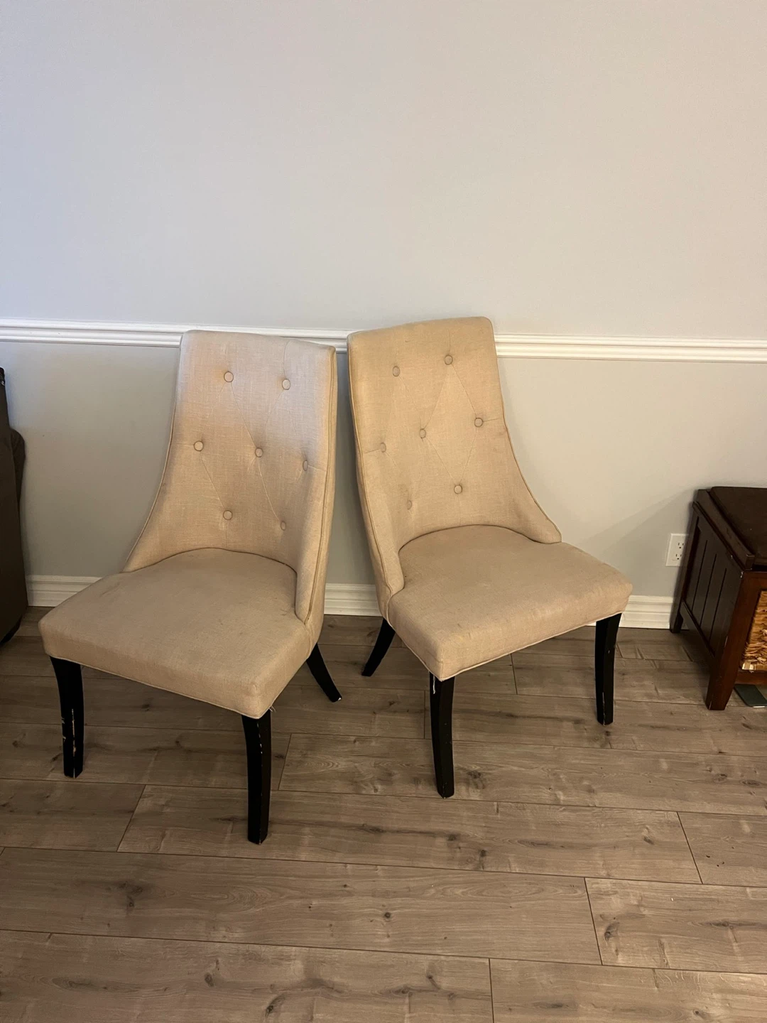 2 Grey Comfortable Chairs