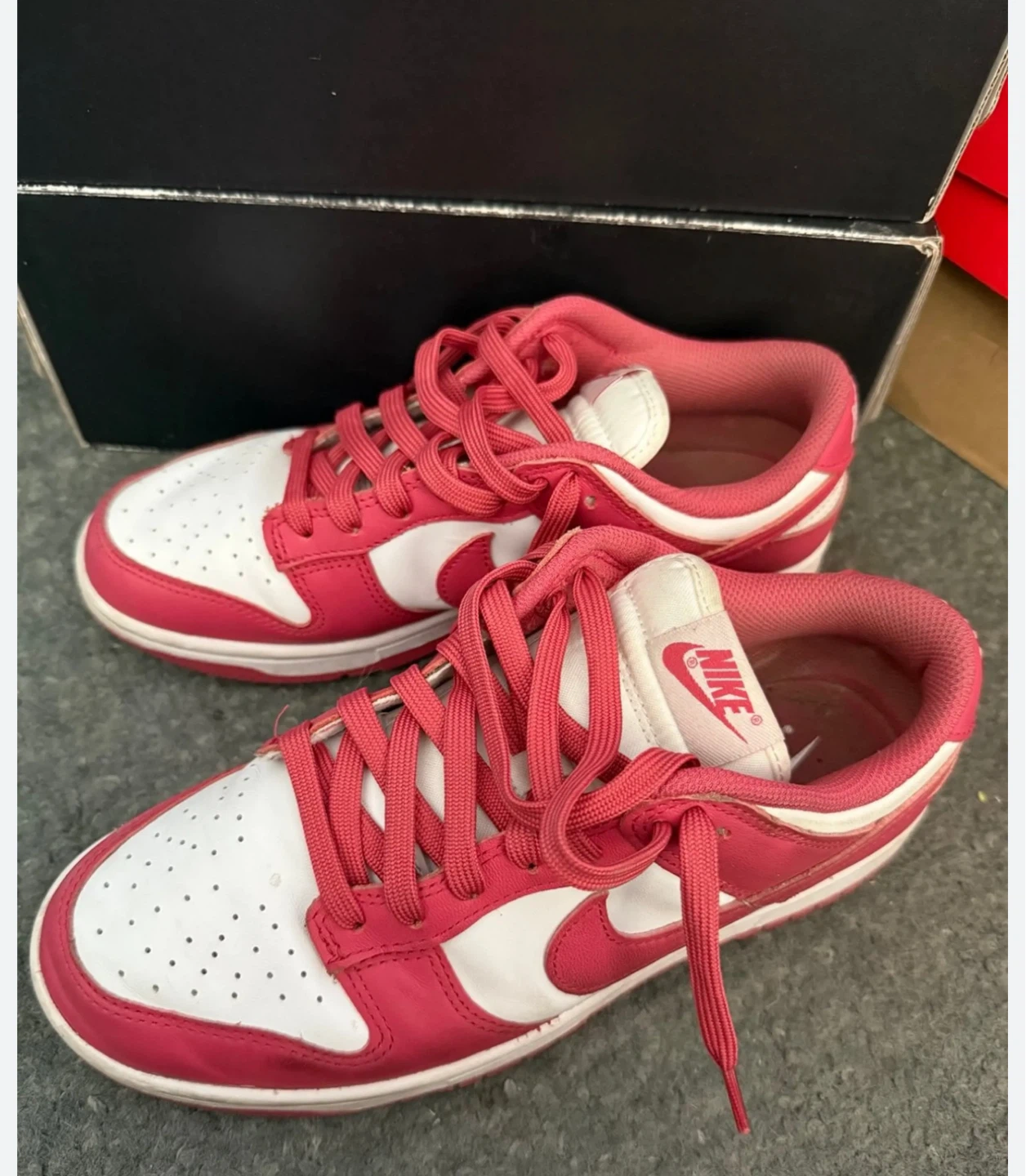 Nike Dunk Low Aster Pink and White Sneakers