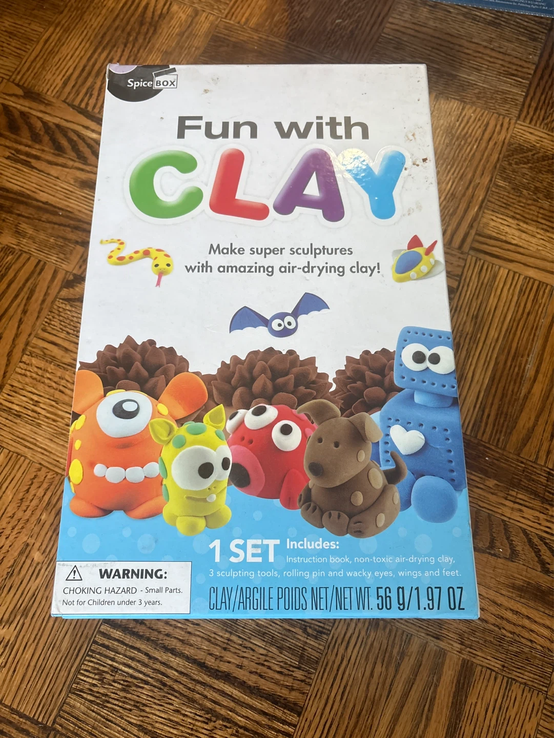 Spice Box Fun with Clay Air-Drying Clay Kit