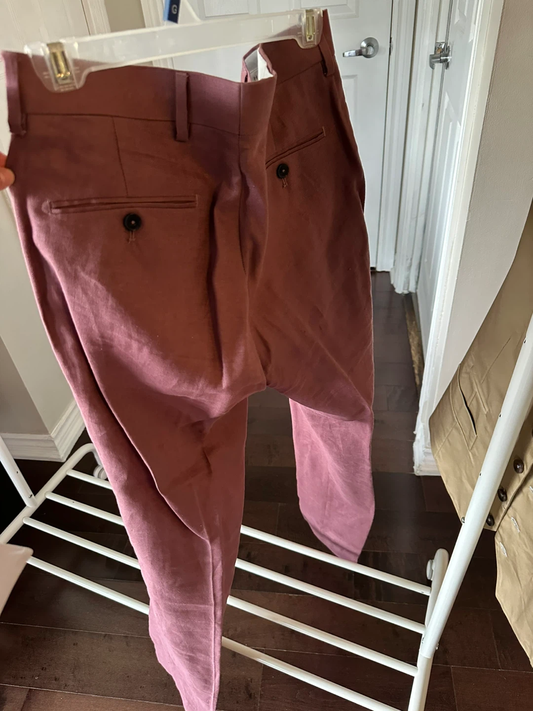 Haight & Ashbury Studio Tan Vest and Pink Pants Set - photo 5